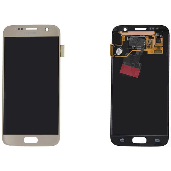 Дисплей Samsung G930F Galaxy S7 в сборе с тачскрином, Золото (OR100%)