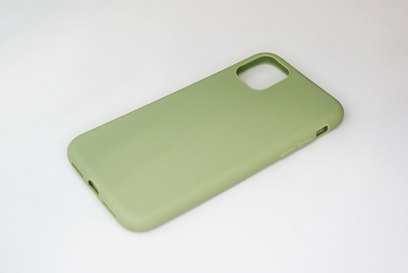 Чехол силиконовый матовый iPhone 11, фисташковый