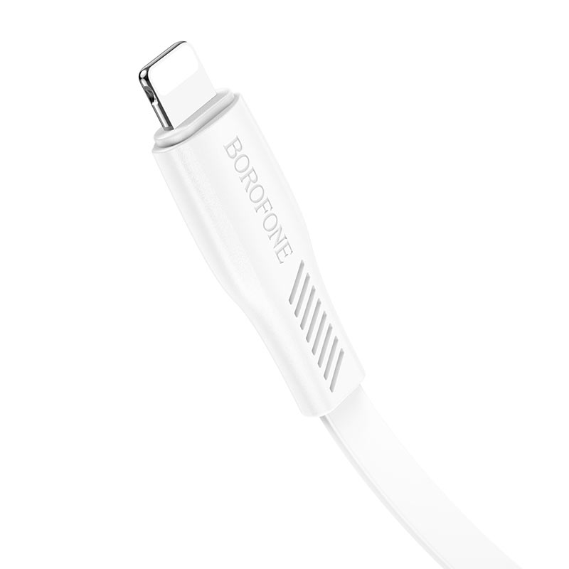 USB кабель Lightning BOROFONE BX85 Auspicious (100см. 2.4A), белый
