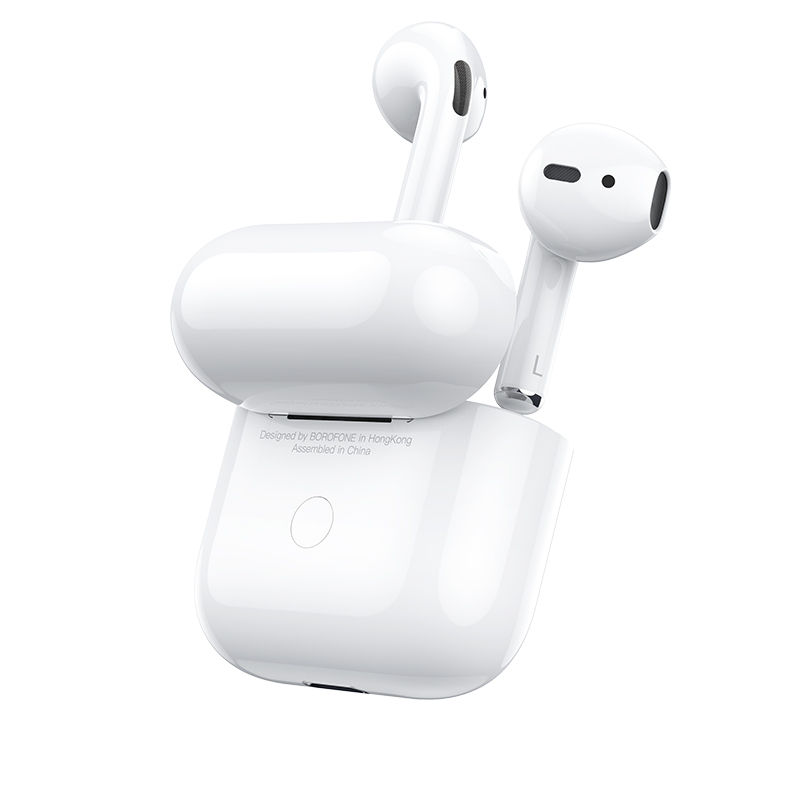 Беспроводные наушники BOROFONE BW02 Plus True Wireless Bluetooth Earphone, белые