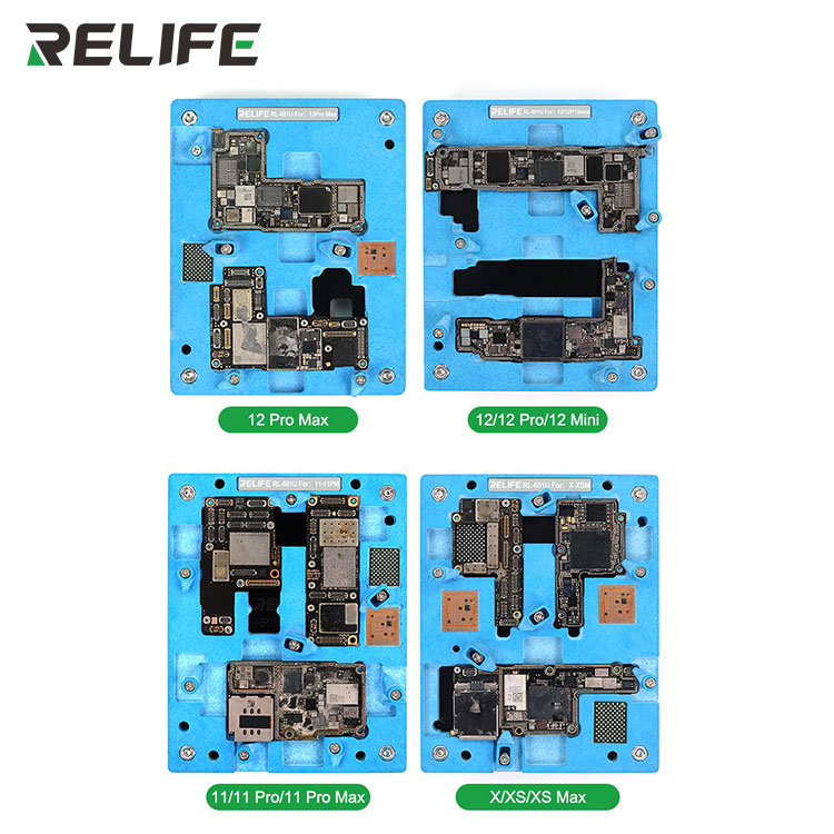 Держатель плат RELIFE RL-601U для iPhone X/ XS/ XS Max/ 11/ 11 Pro/ 11 Pro Max/ 12/ 12 Mini/ 12 Pro