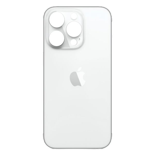 Задняя крышка iPhone 14 стеклянная, легкая установка, белый (литое стекло) (Org)