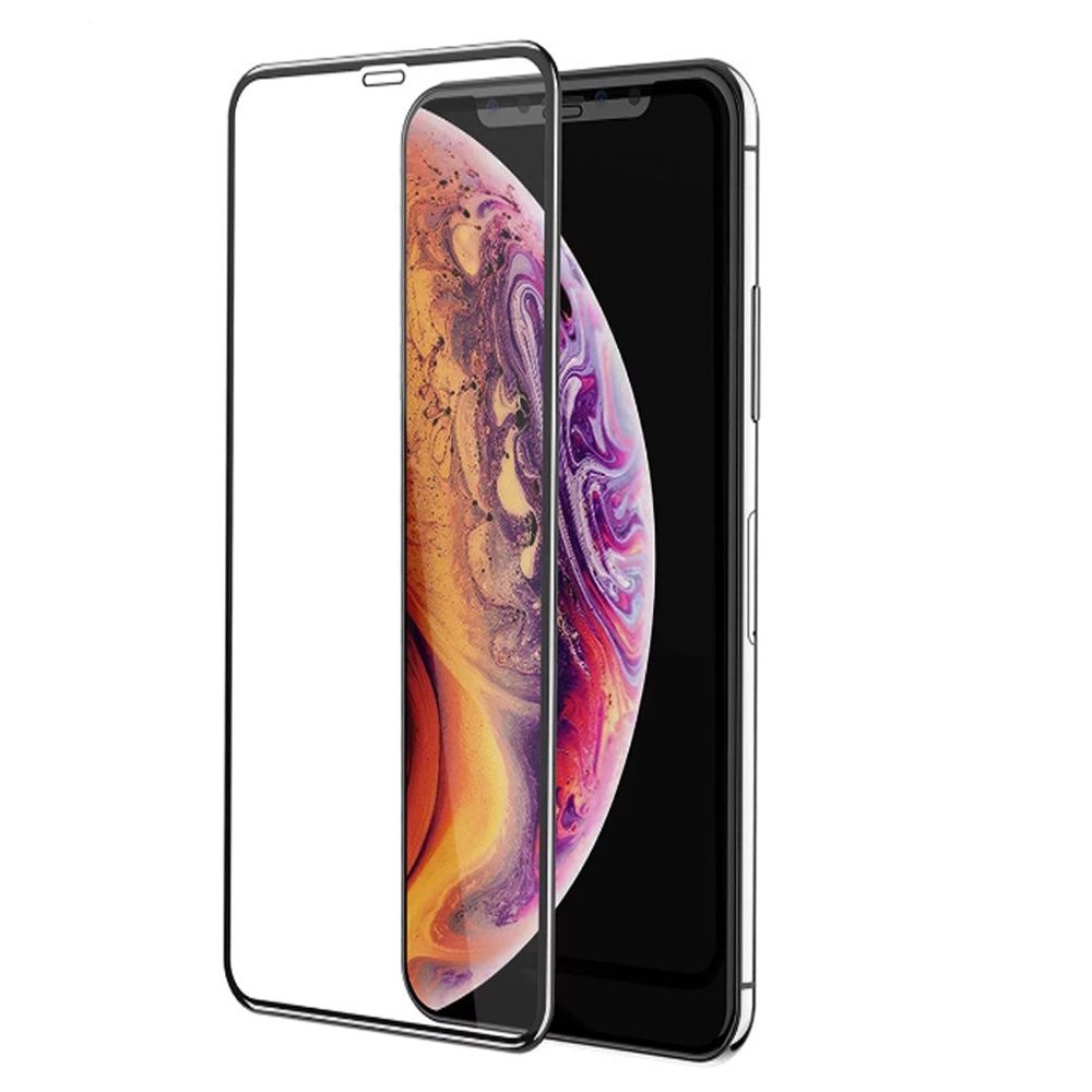 Защитное стекло iPhone XS Max/ 11 Pro Max 5D WK Angel, черное