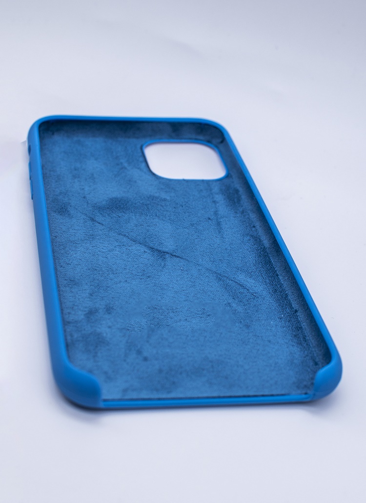 Чехол силиконовый гладкий Soft Touch iPhone 11 Pro Max, синий деним №3