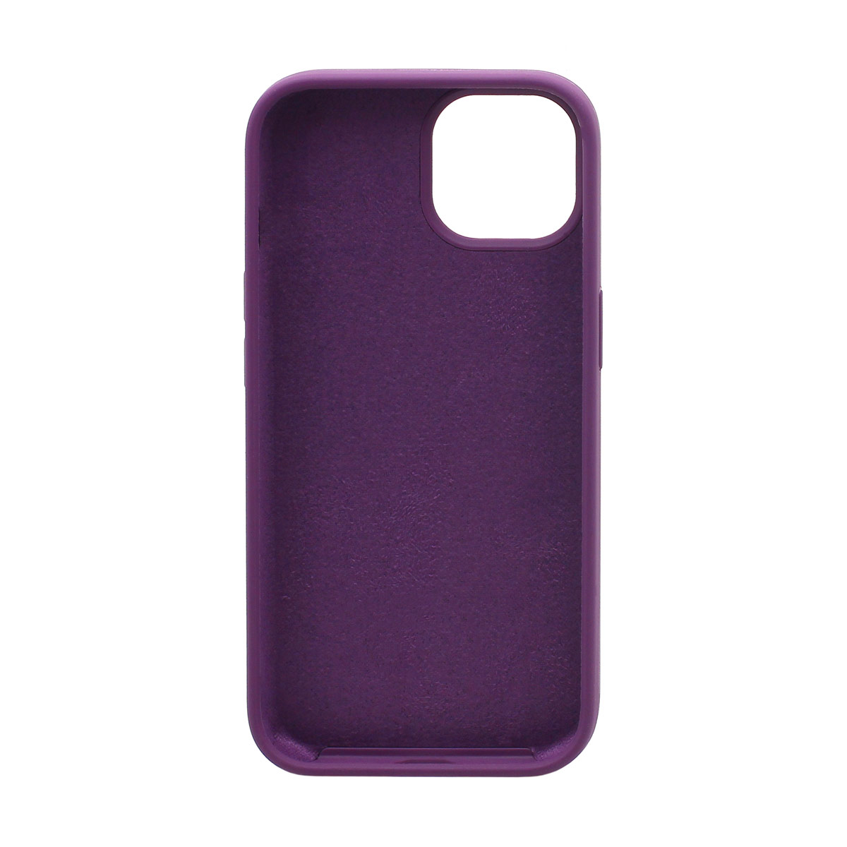 Чехол силиконовый гладкий Soft Touch iPhone 15, фиолетовый №43