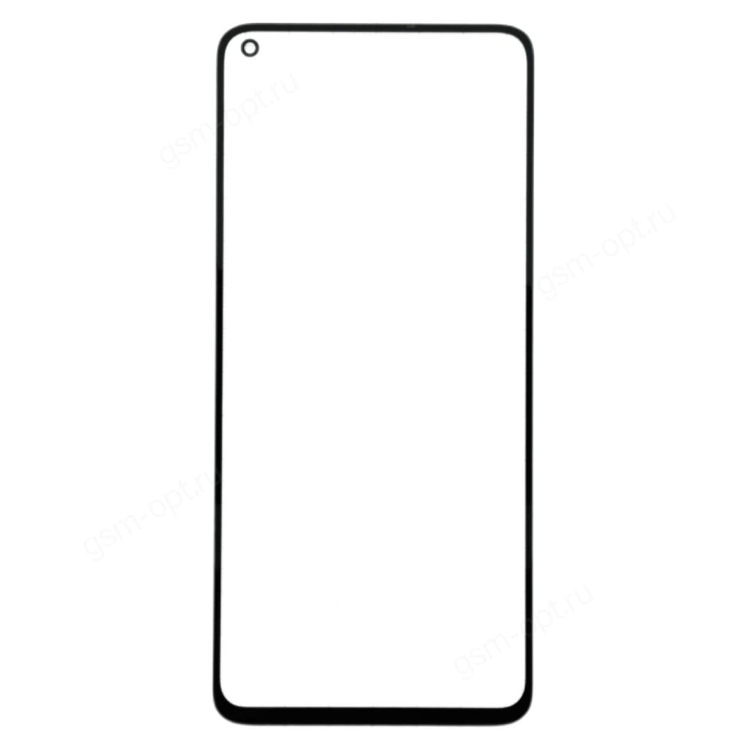 Стекло дисплея для переклейки Xiaomi Mi 10, черное