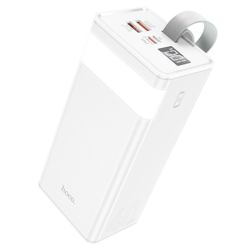 Внешний аккумулятор Power Bank 40000 mAh HOCO J86 22.5W, белый