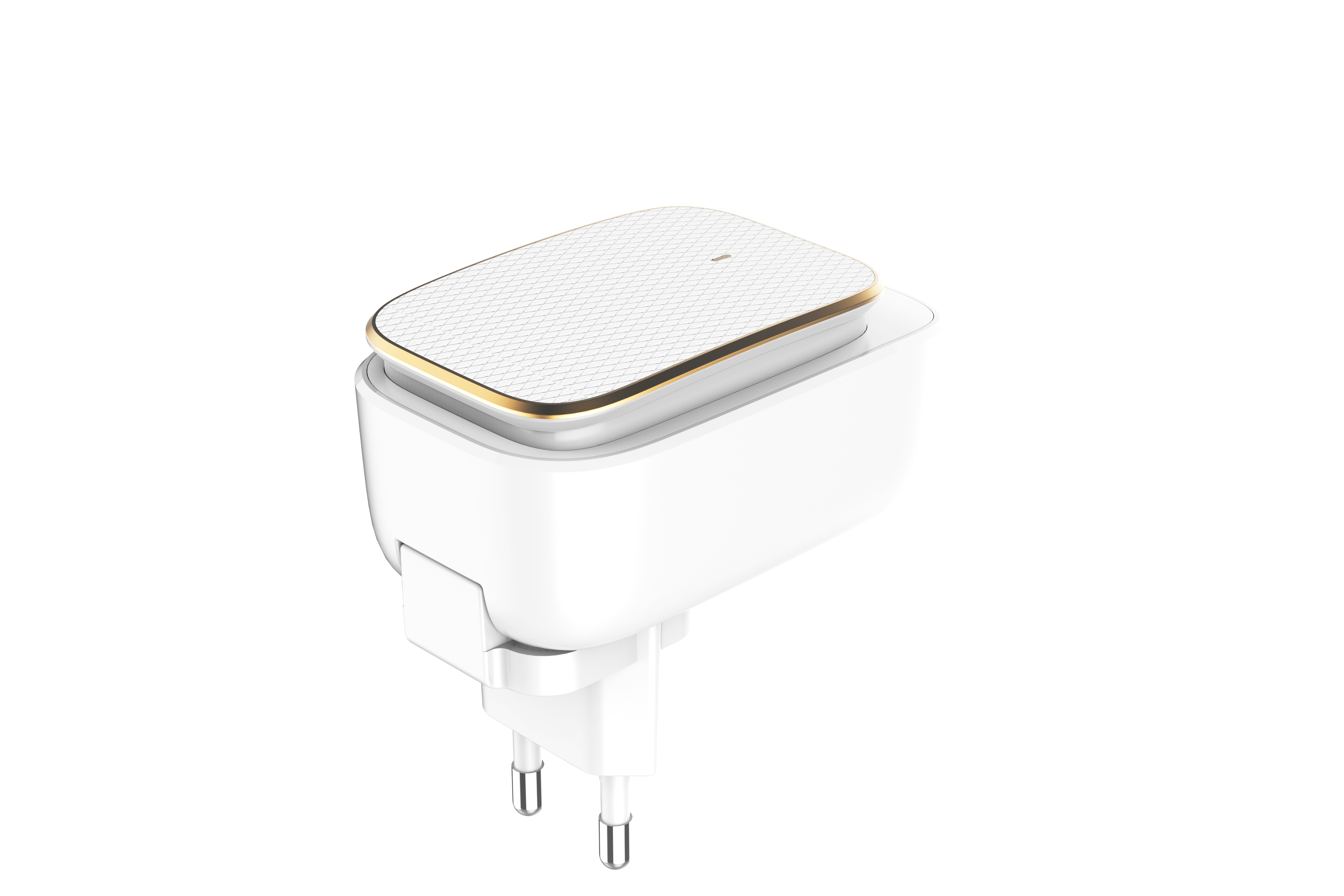 Сетевой USB адаптер LDNIO A3305 (3 USB, 17W, LED ночник с кабелем Lightning), белый