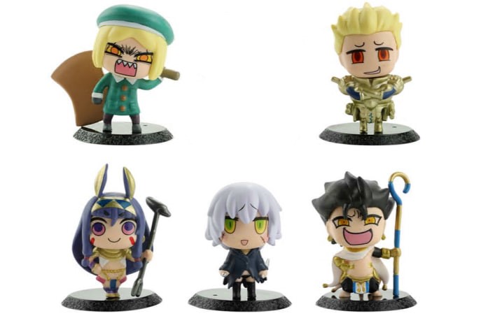 Набор аниме фигурок из 5 штук "Варкрафт" (9 см.)