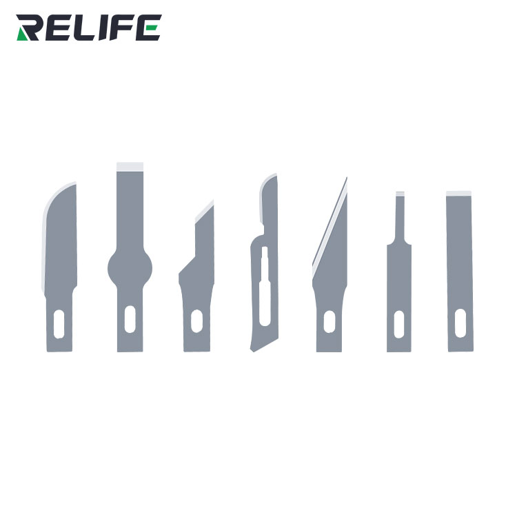 Скальпель RELIFE RL-101B с набором сменных лезвий (8 в 1)