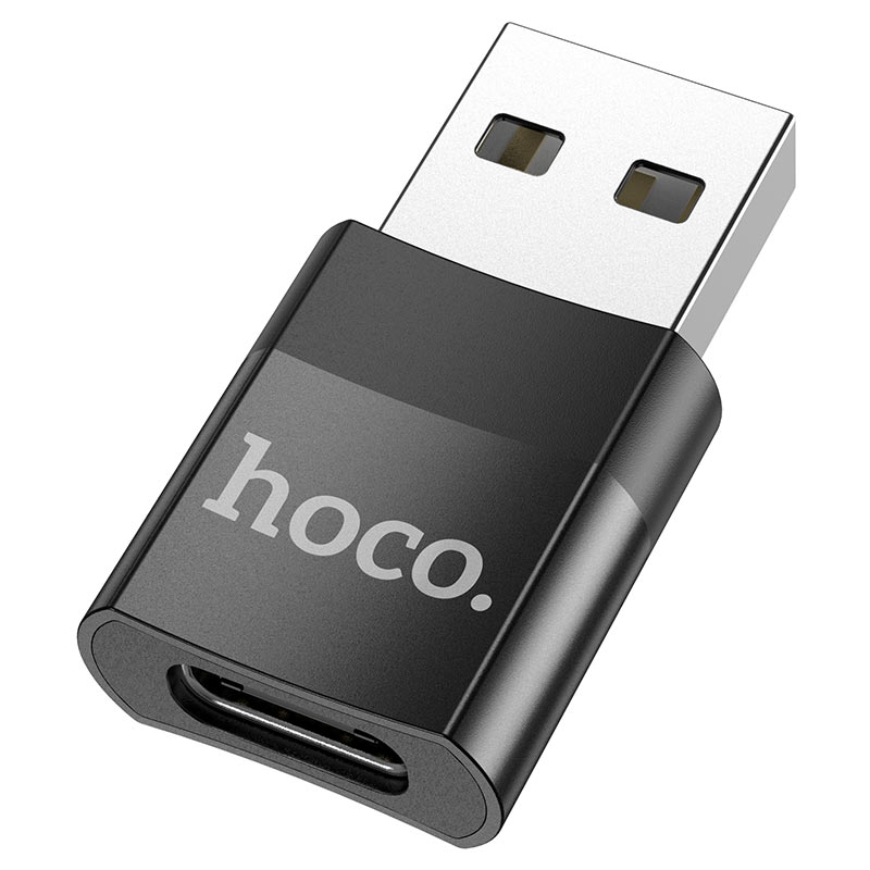 Переходник HOCO UA17 USB 2.0 (M) --> Type-C (F)