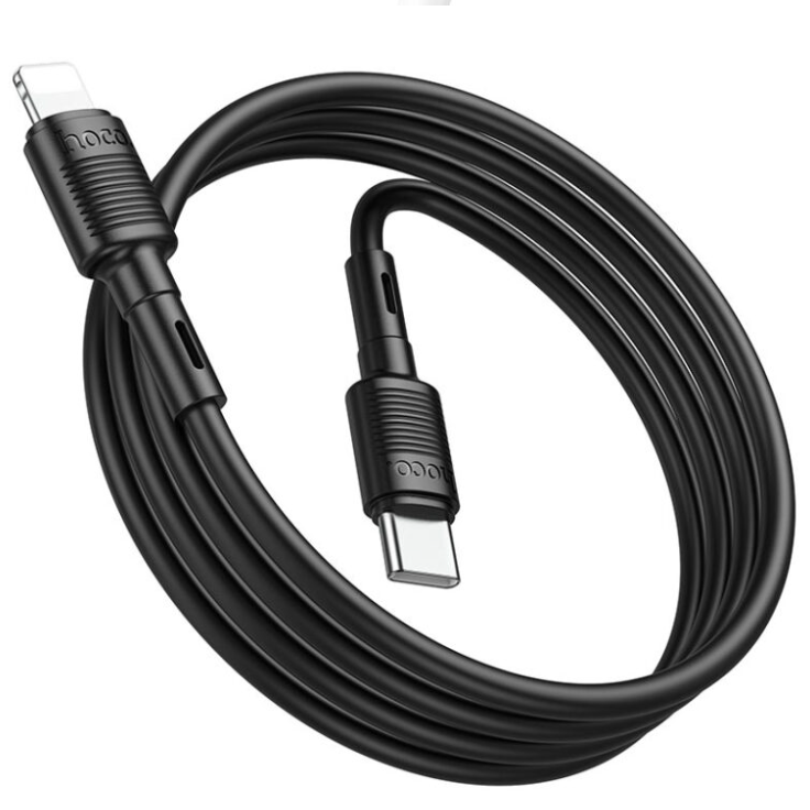 USB-C кабель HOCO X83 Victory PD Type-C to Lightning (100см), белый
