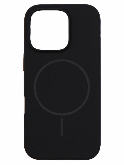 Чехол силиконовый MagSafe iPhone 16 Pro Max, черный