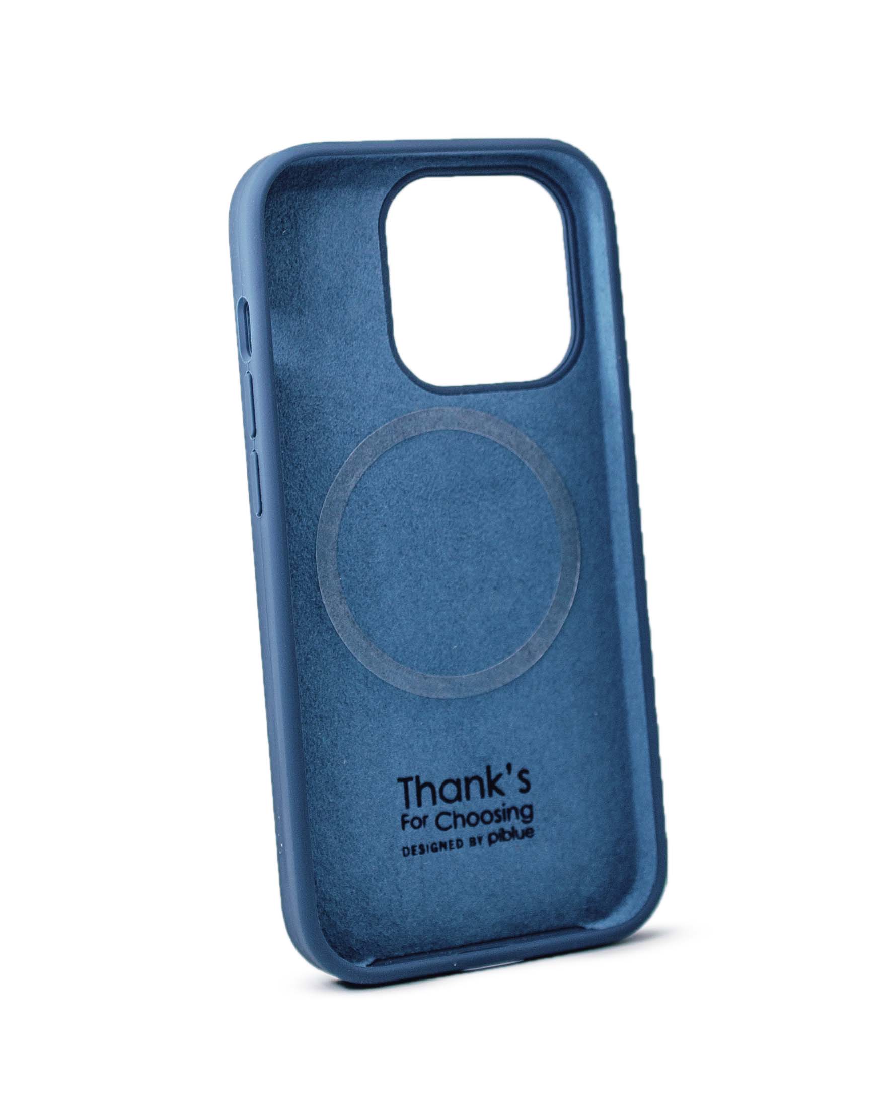 Чехол Piblue iPhone 14 Pro Silicone MagSafe, синий