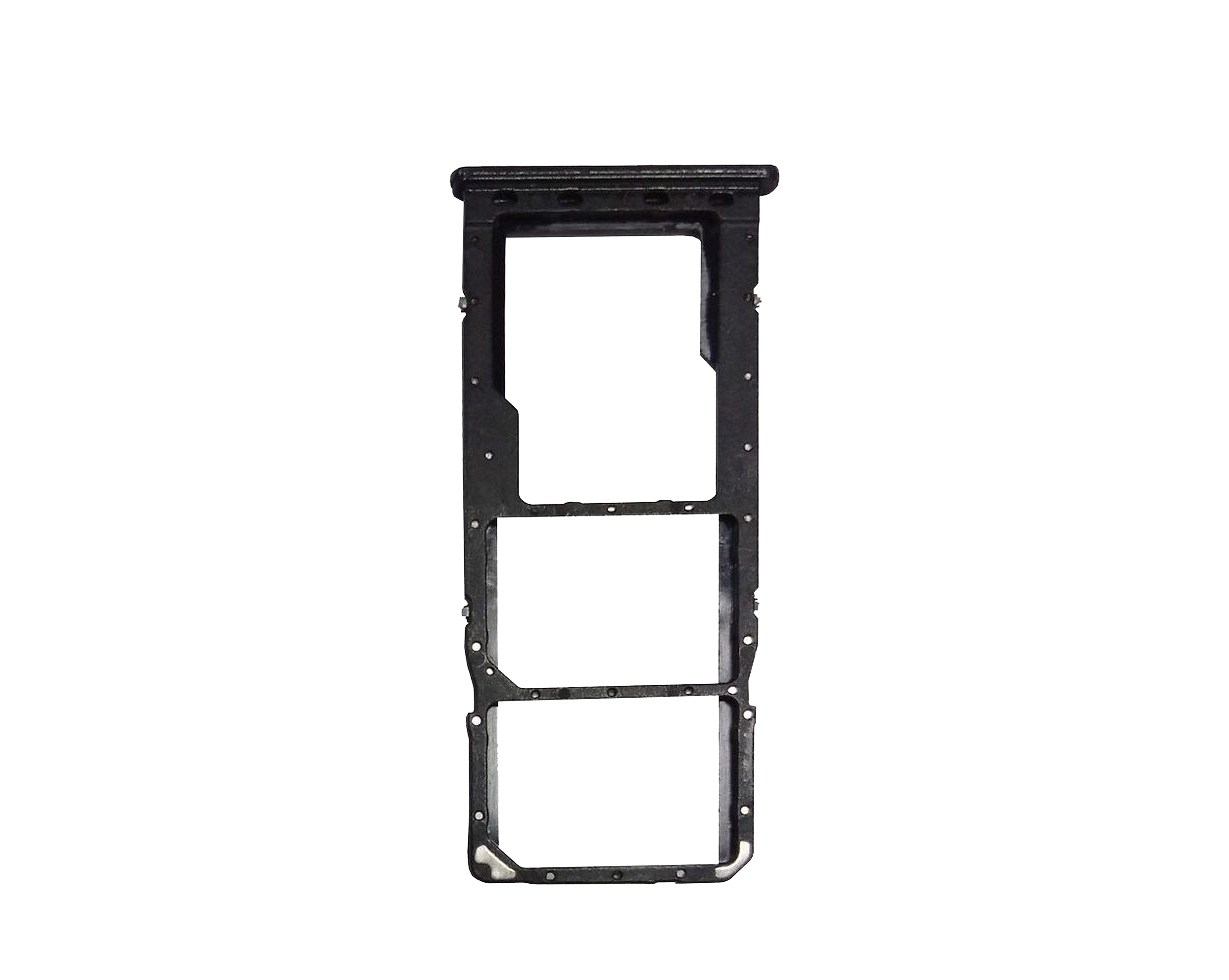 Держатель Sim Samsung A217 (A21S), черный