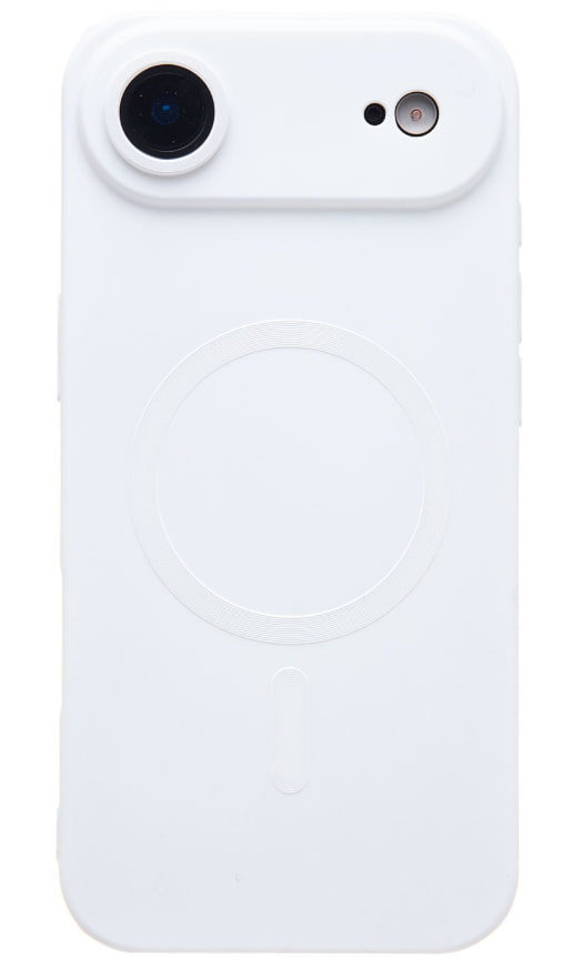 Чехол силиконовый MagSafe Matte iPhone 17 Air, белый