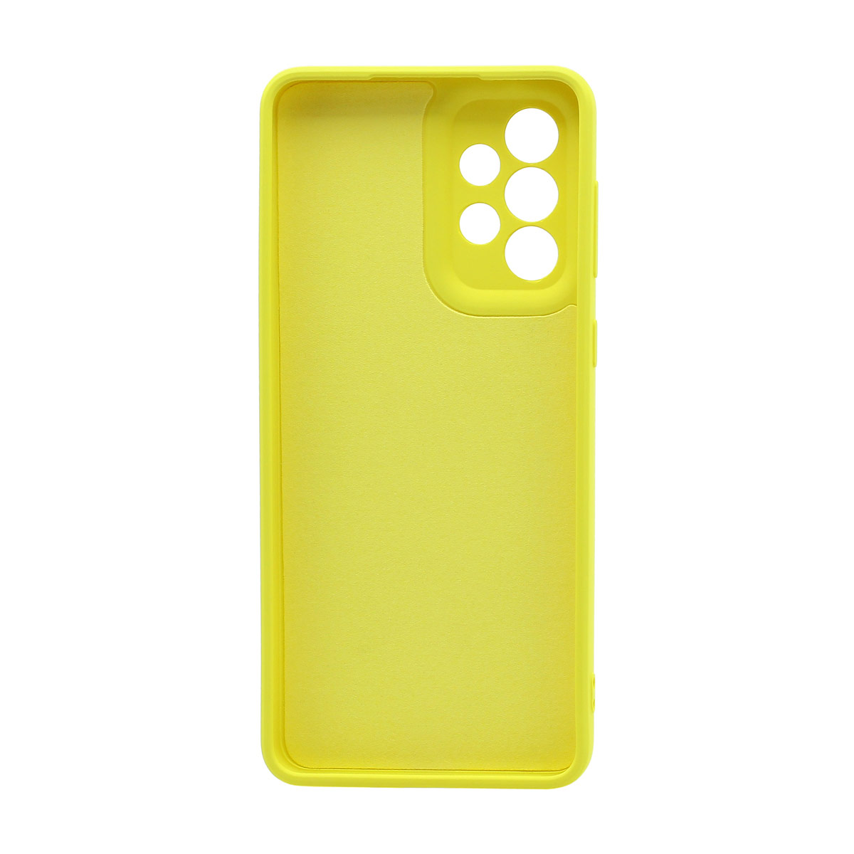 Чехол силиконовый гладкий Soft Touch Samsung A33, желтый