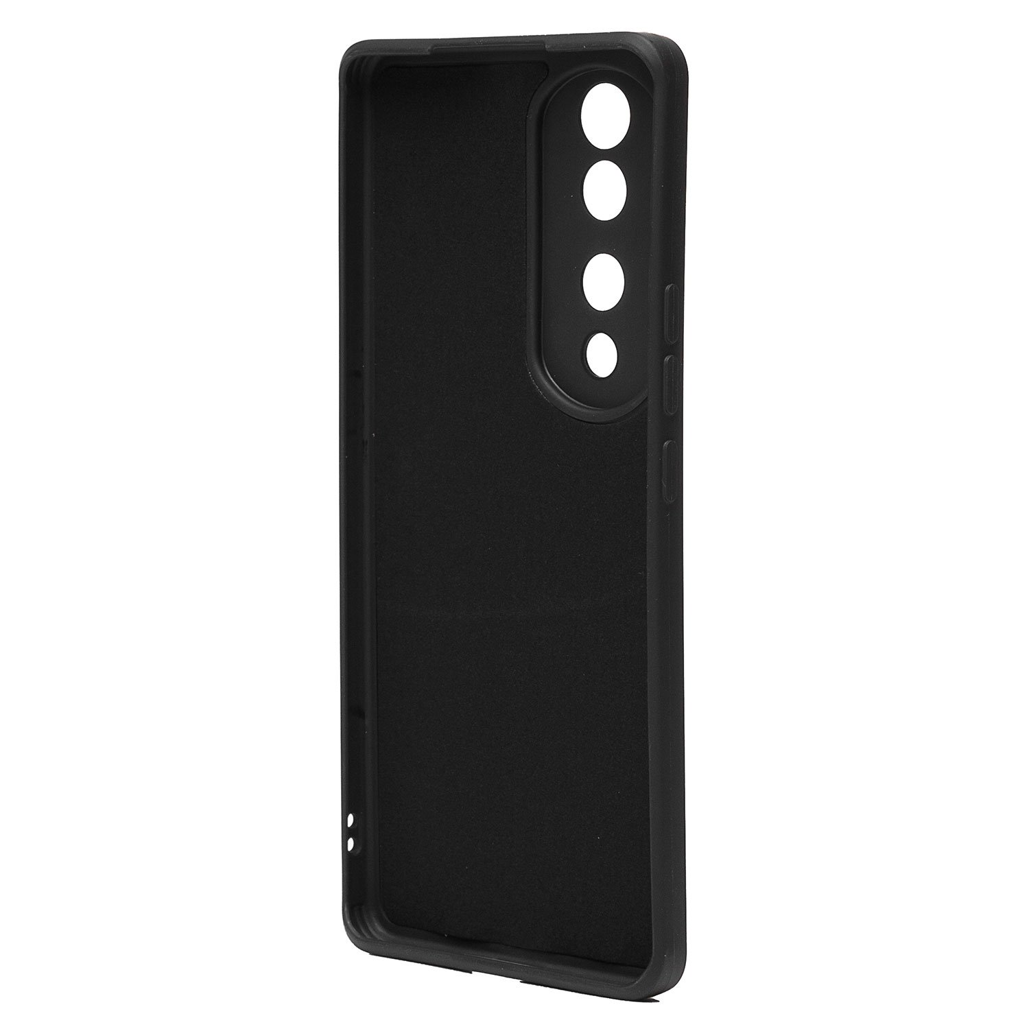 Чехол силиконовый гладкий Soft Touch Huawei Honor 70 Pro, черный