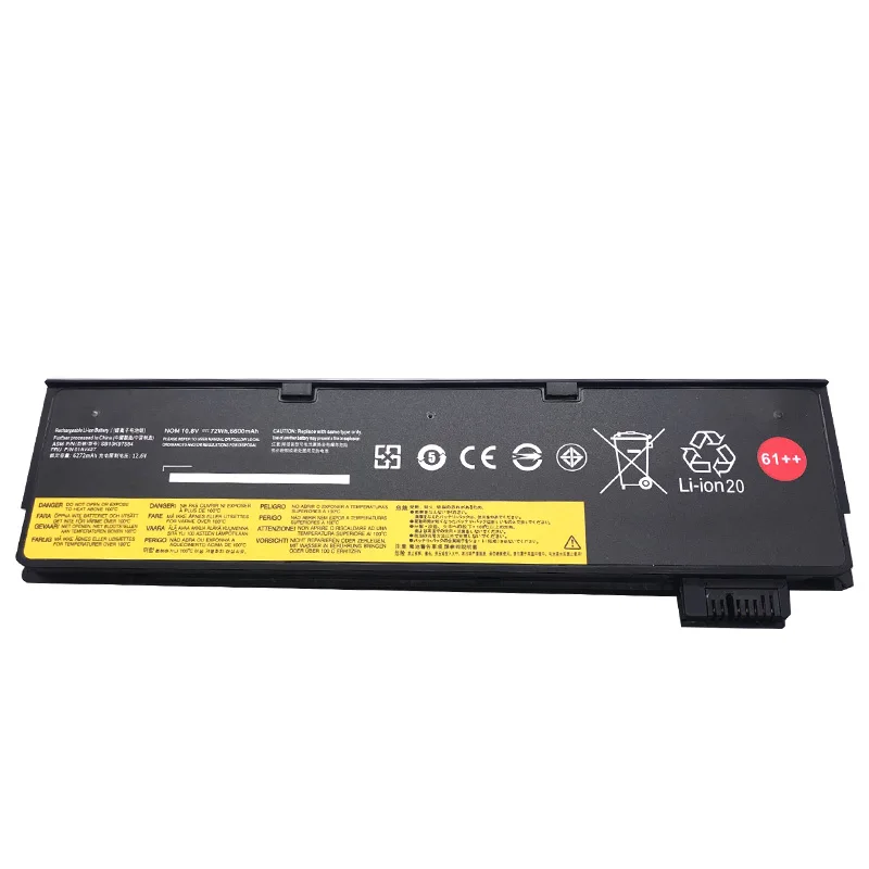 АКБ для ноутбука Lenovo P51S/T470 (01AV427 61++) 10.8V 72Wh черная (Org)