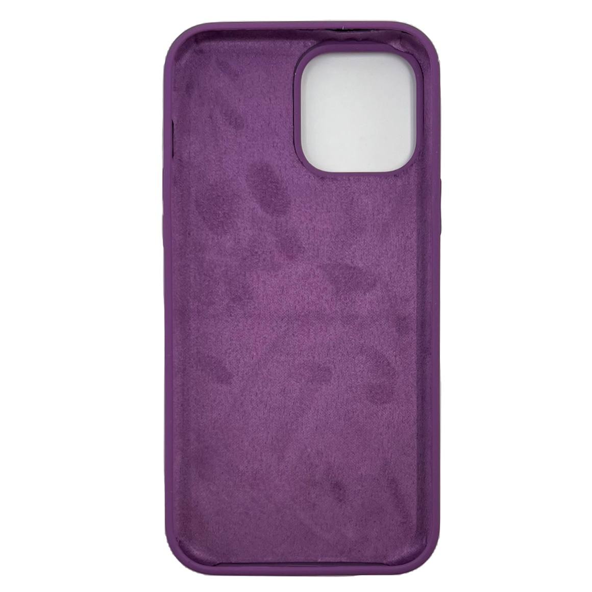 Чехол силиконовый гладкий Soft Touch iPhone 13 Pro Max, сливовый