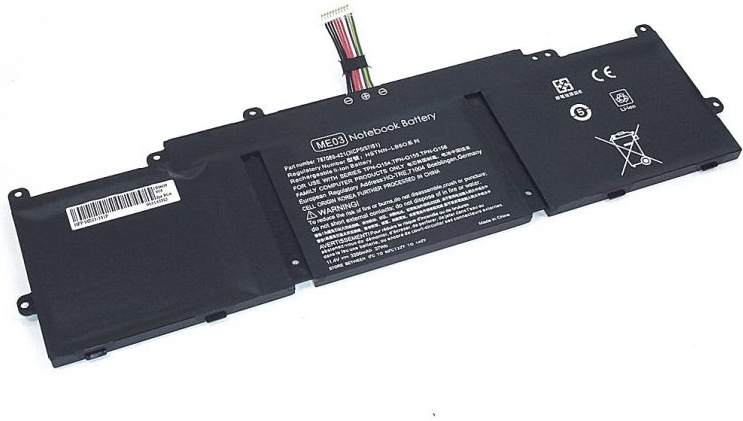 АКБ для ноутбука HP ME03-3S1P 11.4V 37Wh (OEM) черная