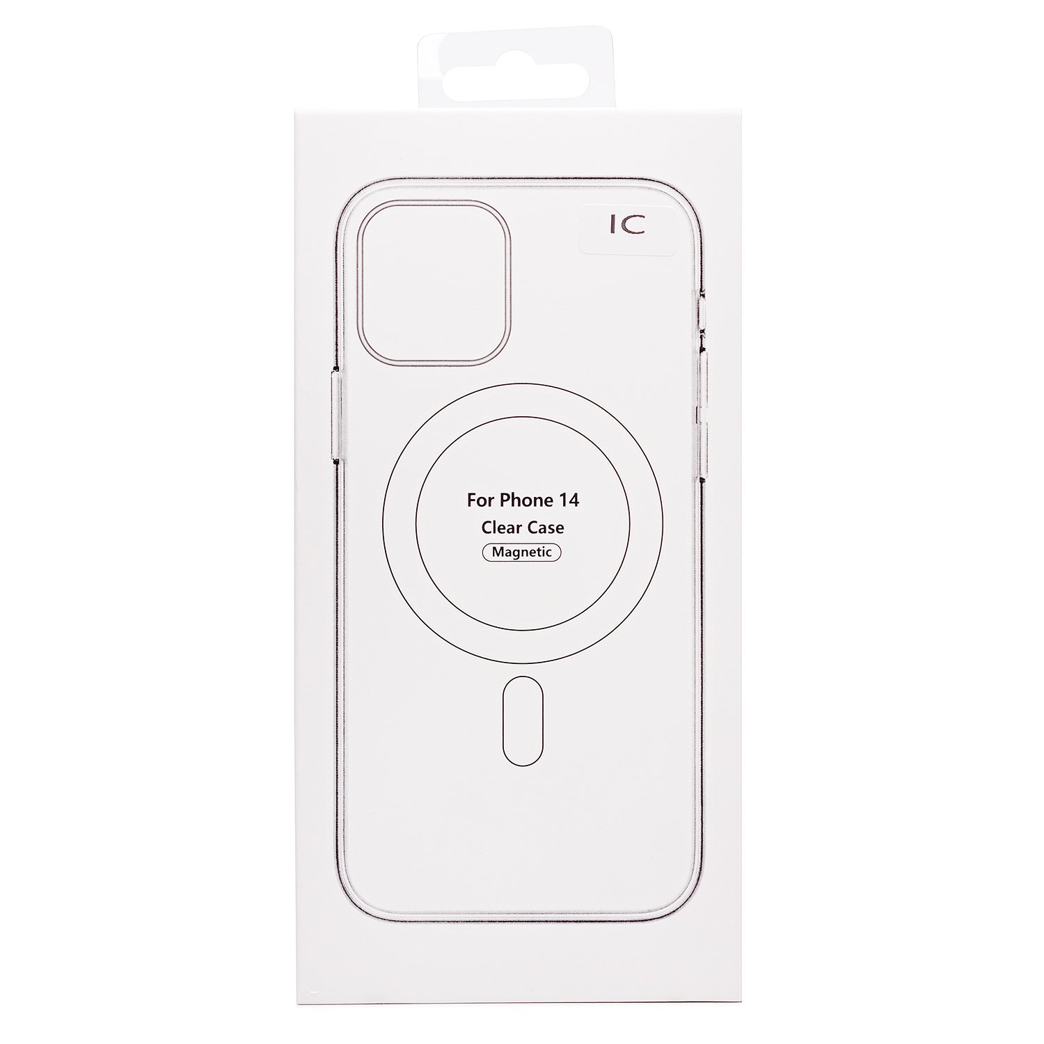 Чехол силиконовый MagSafe с анимацией iPhone 14, прозрачный