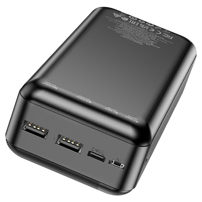Внешний аккумулятор Power Bank 30000 mAh BOROFONE BJ27B Pindar power, черный