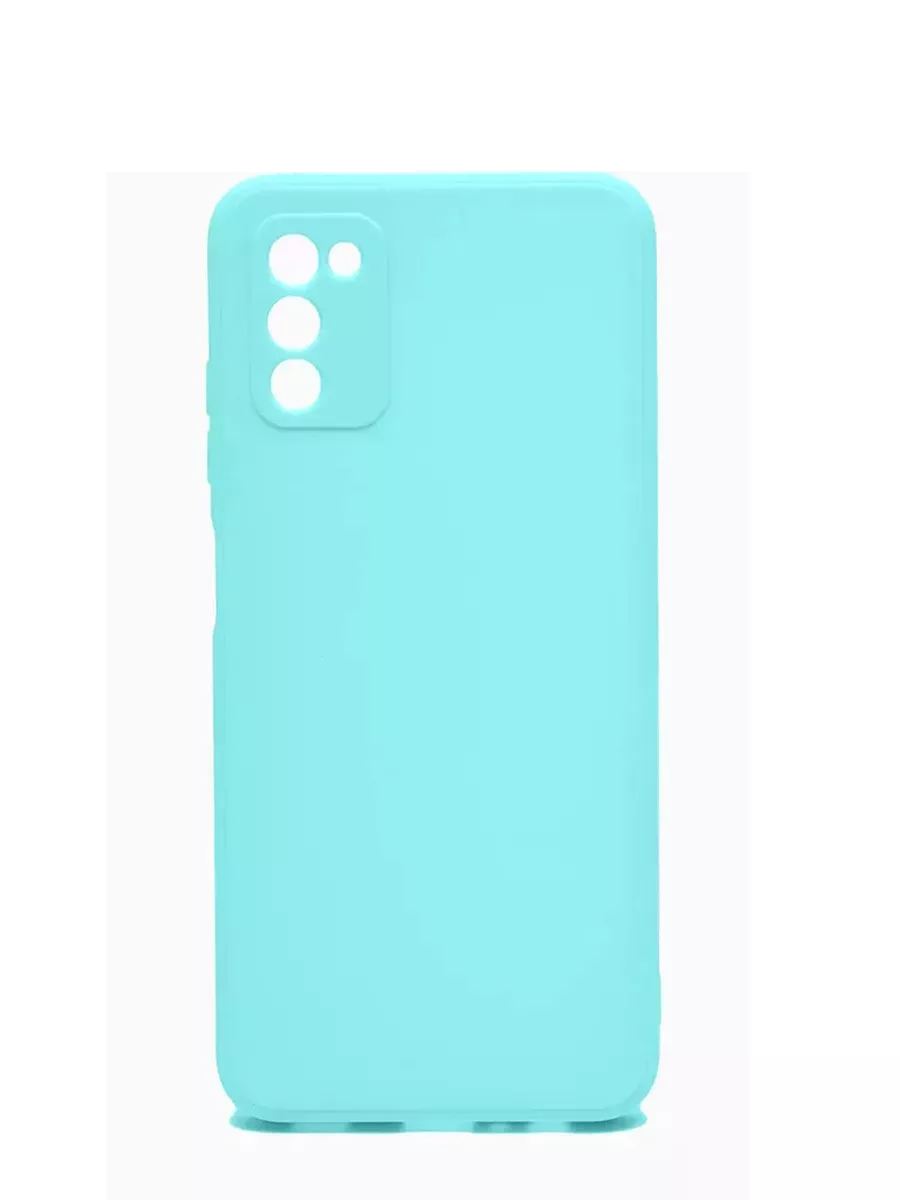 Чехол силиконовый гладкий Soft Touch Samsung A03S, мятный