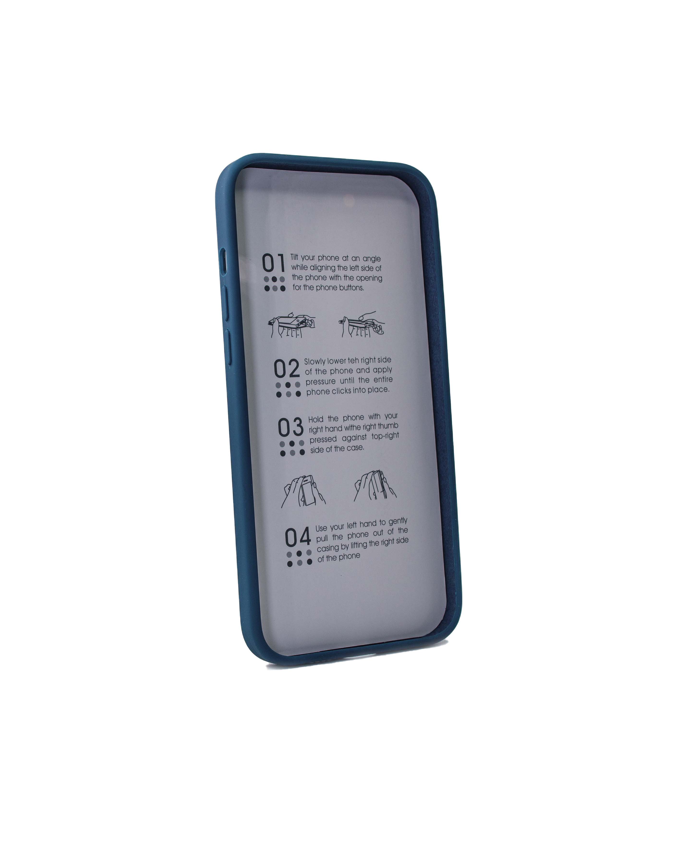 Чехол Piblue iPhone 12 Pro Max Silicone MagSafe, синий