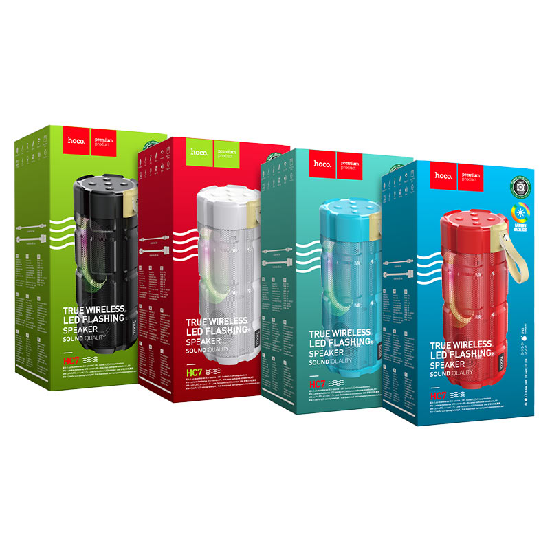 Колонка портативная HOCO HC7 Pleasant sport Bluetooth, серая