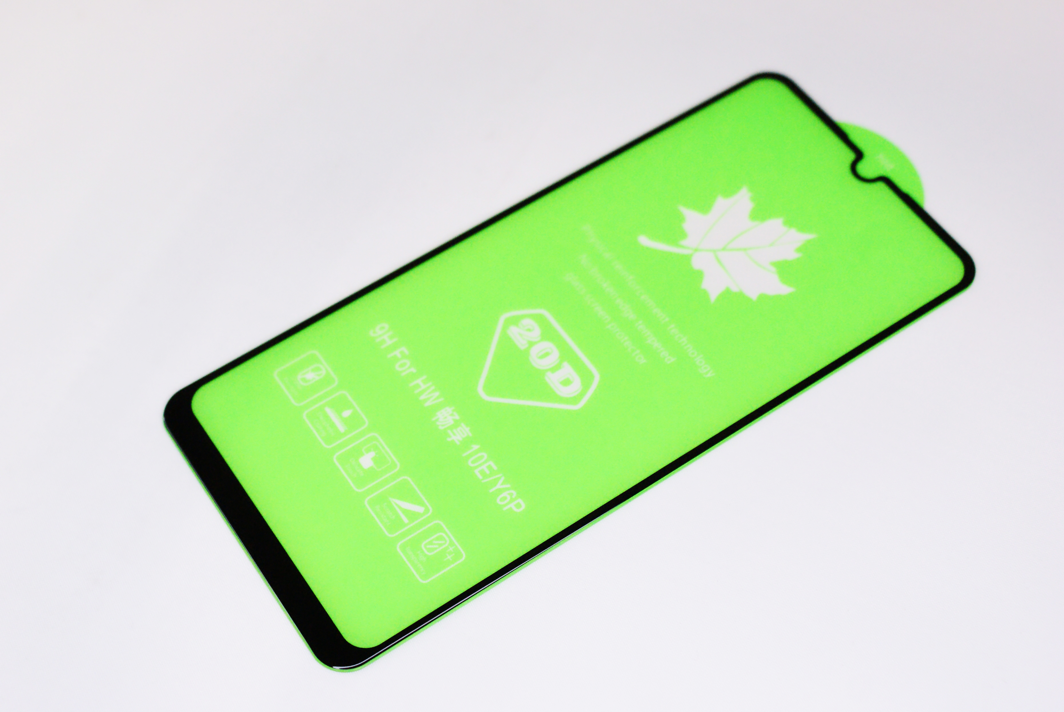 Защитное стекло Huawei Honor 9A/ Y6P/ Play 9A 11D, черное (упаковка)