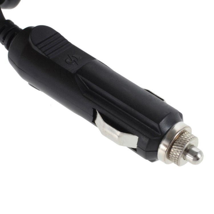 Разветвитель розетки автоприкуривателя OLESSON 1638 (2 гнезда, 2USB) на проводе, черный