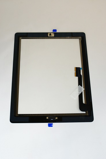 Тачскрин iPad 3/ 4 с кнопкой Home (A1416/ A1430/ A1403/ A1458) Черный (Org)