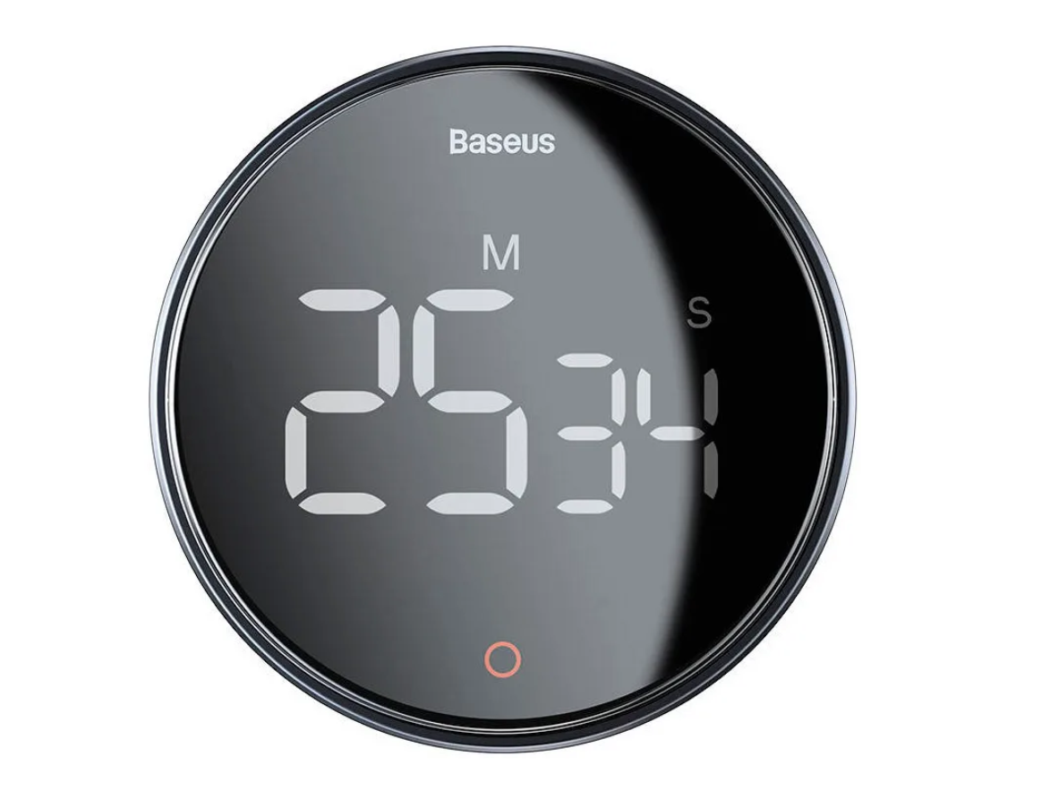 Цифровой таймер BASEUS Heyo Pro, темно-серый