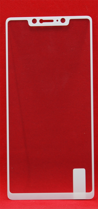 Защитное стекло Xiaomi Mi 7 полное покрытие, белое