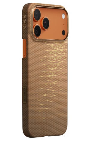 Чехол Pitaka iPhone 17 Pro Max (Питака) Ebon Kylin (черный единорог)
