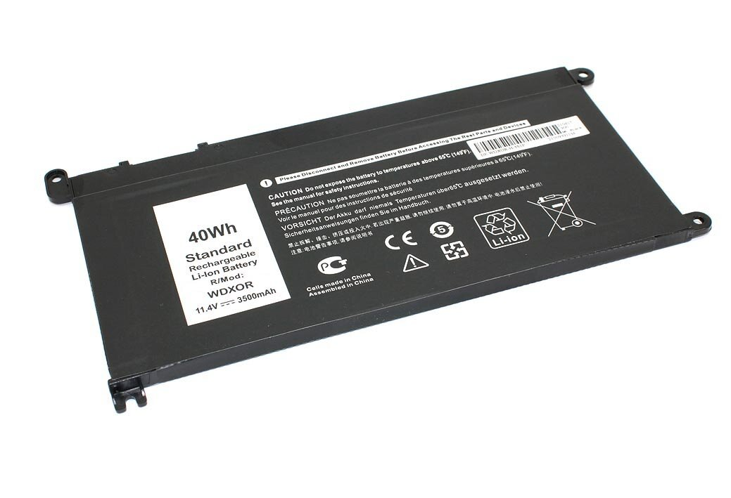 АКБ для ноутбука Dell 15-5000 (WDXOR) 11.4V 40Wh 3500mAh (OEM)
