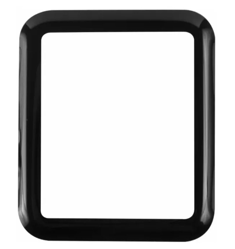 Защитное стекло Apple Watch 2/ 3 38 мм 3D, черное
