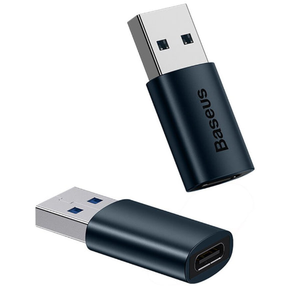 Адаптер-переходник Baseus Mini (Type-C female to USB male) (Черный)