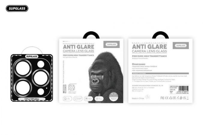 Защитное стекло для камеры Anti Glare XC-31 для iPhone 16 /16 Plus, розовый