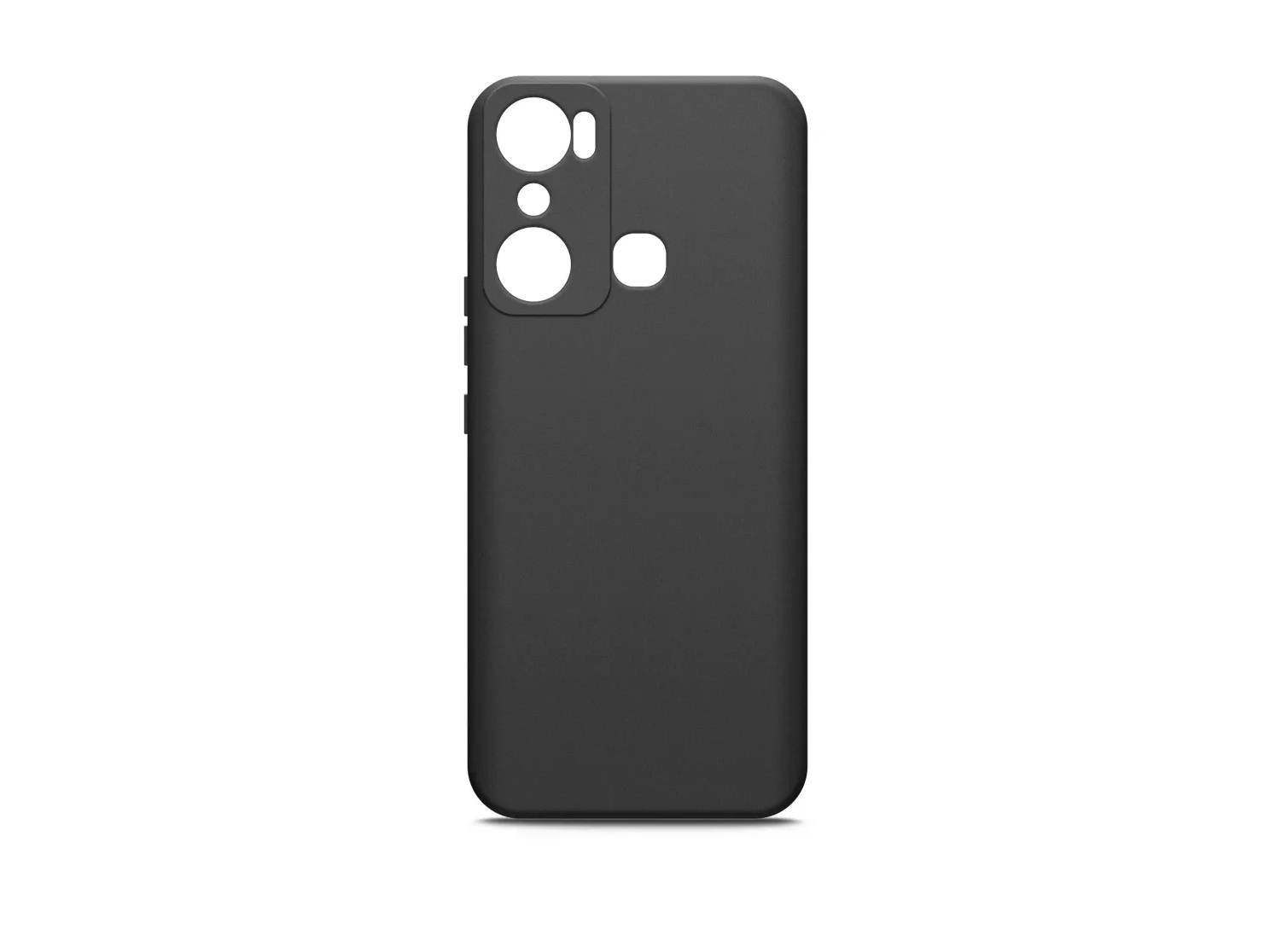 Чехол силиконовый гладкий Soft Touch INFINIX HOT 20i черный