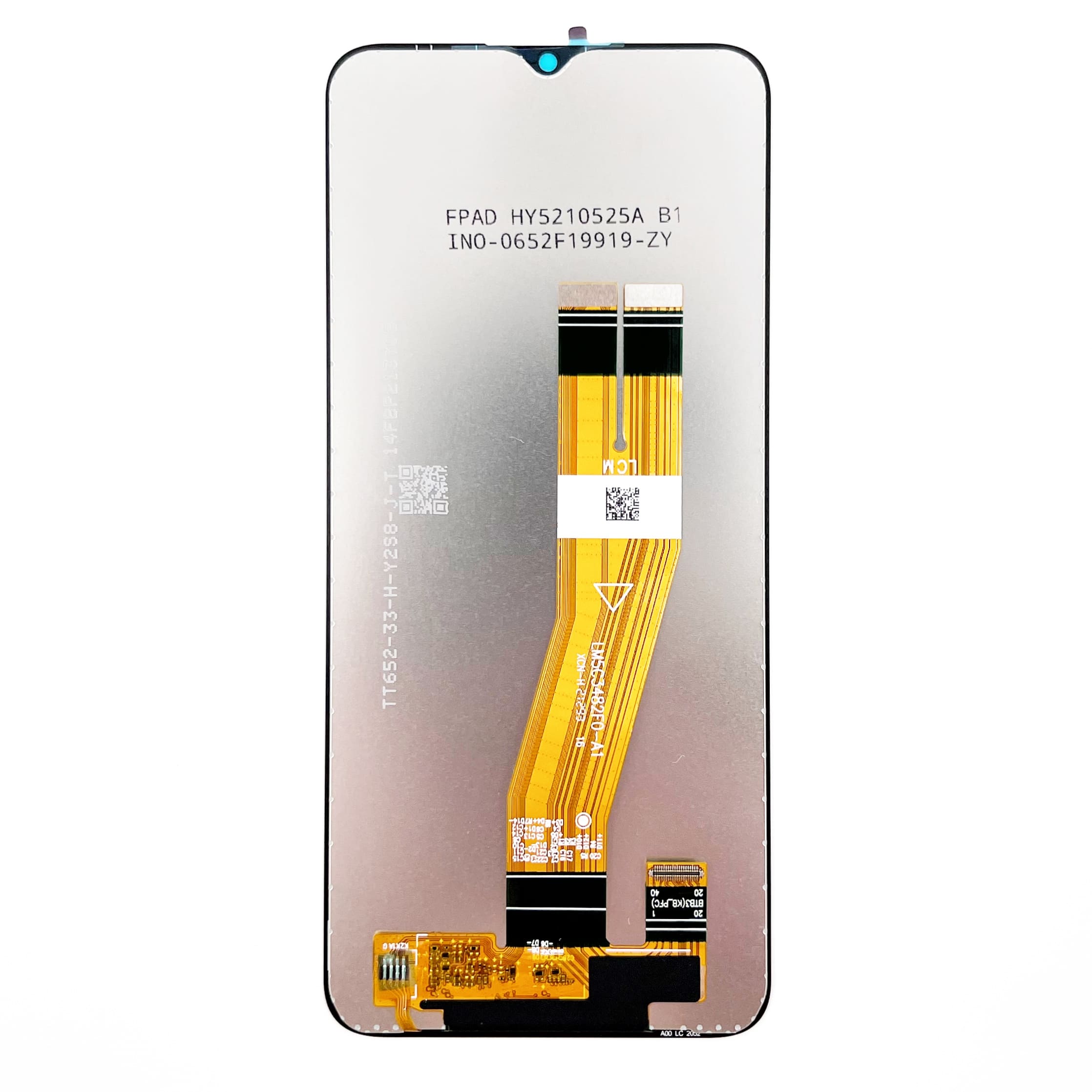 Дисплей Samsung A025F GALAXY A02s в сборе с тачскрином БЕЗ РАМКИ, Черный (OR100%)