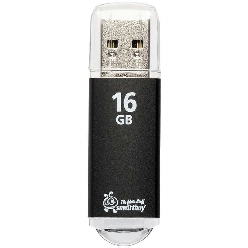 USB флеш-накопитель Smartbuy 16 GB USB 2.0 V-Cut, черный