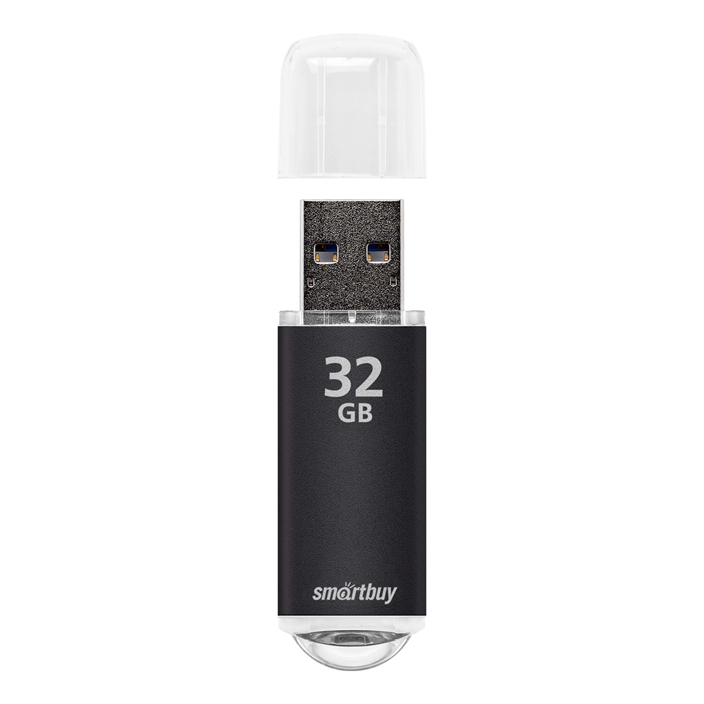 USB флеш-накопитель Smartbuy 32 GB USB 2.0 V-Cut, черный