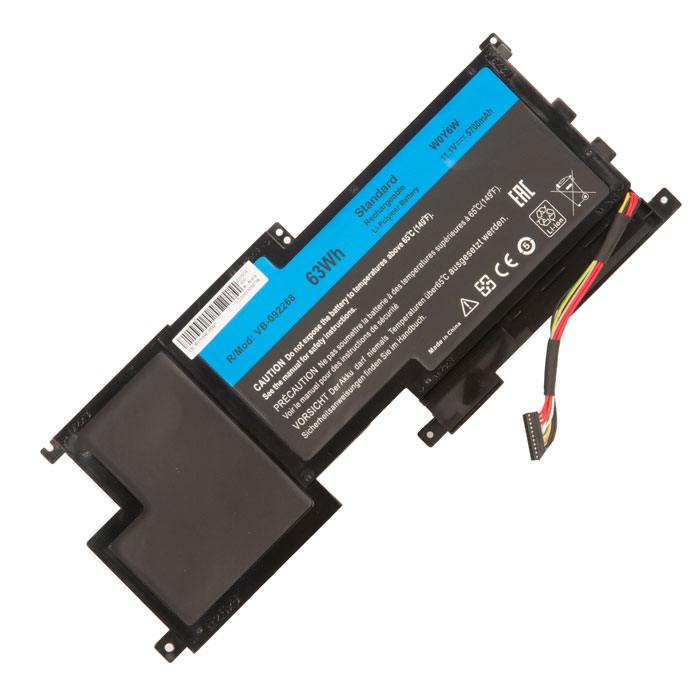 АКБ W0Y6W для ноутбука Dell XPS 15-L521X 11.1V 65Wh (Org)