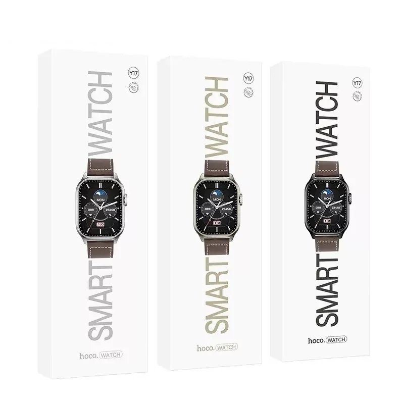 Смарт часы HOCO Y17 Smart sports watch, (call version) черные