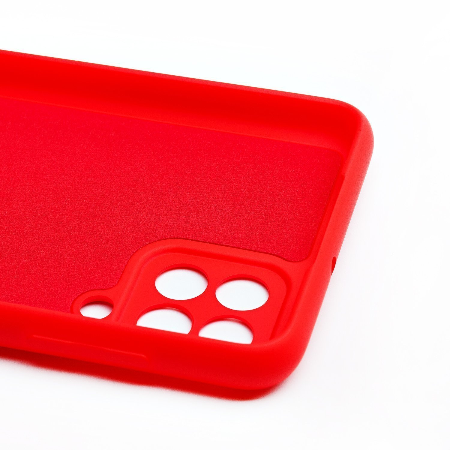 Чехол силиконовый гладкий Soft Touch Samsung A22 4G/ M22 RU/ M32, красный