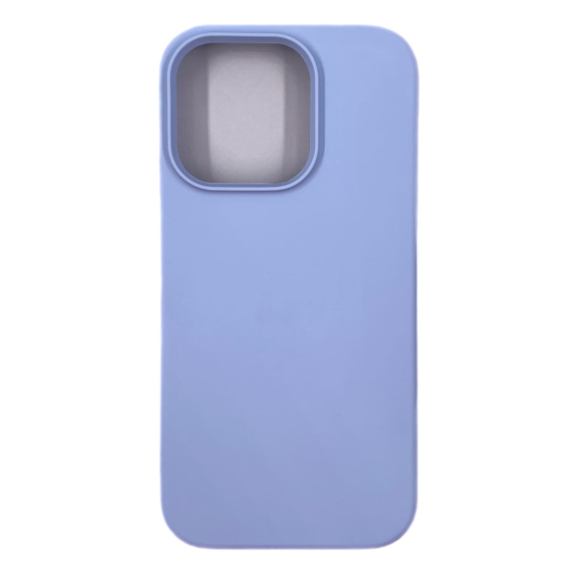 Чехол силиконовый гладкий Soft Touch iPhone 14 Pro, лавандовый №5 (закрытый низ)