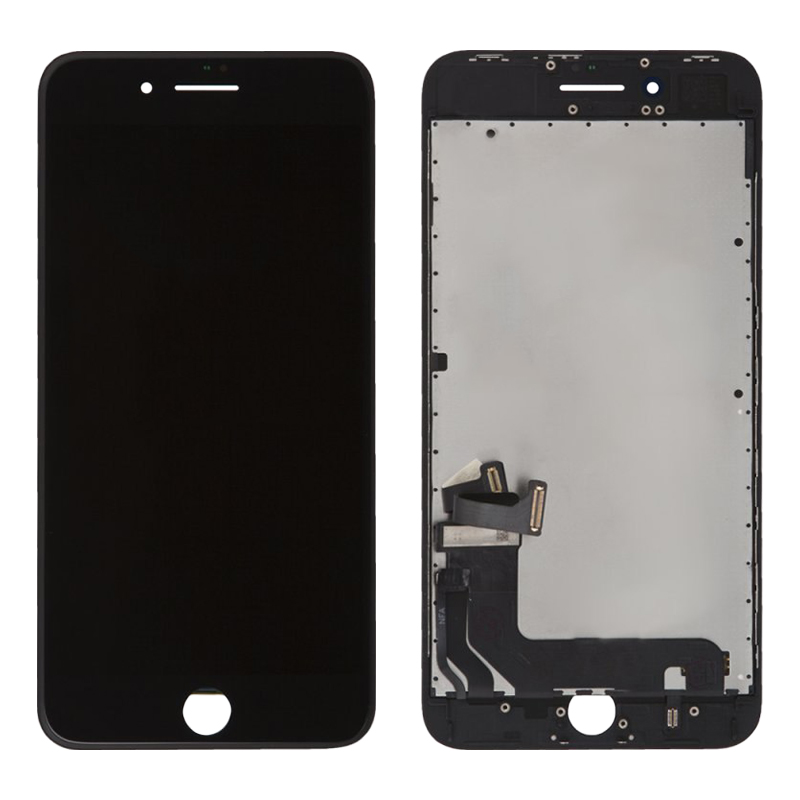 Дисплей iPhone 8 Plus в сборе с тачскрином, Черный (LCD OR/ переклей C3F/ DTP)