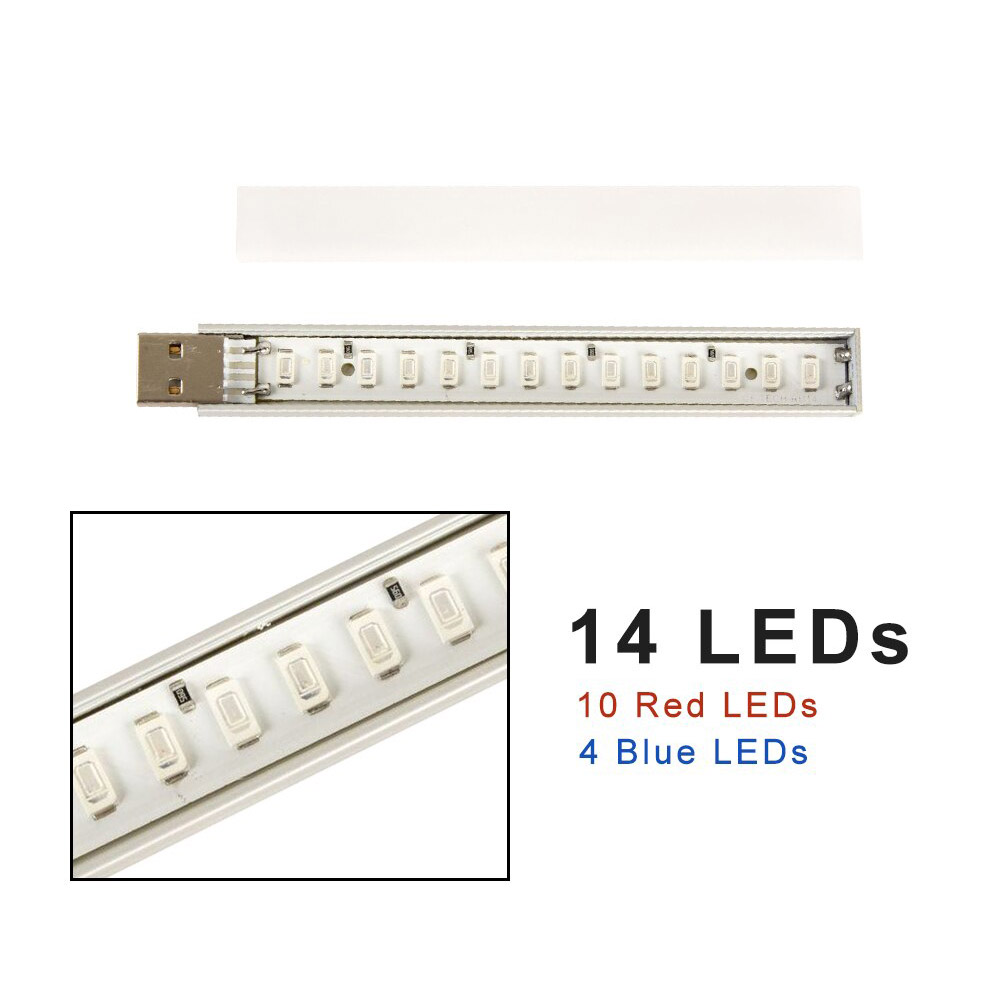 Фито-лампа Огонек OG-LDP15 (3Вт, USB) розовая